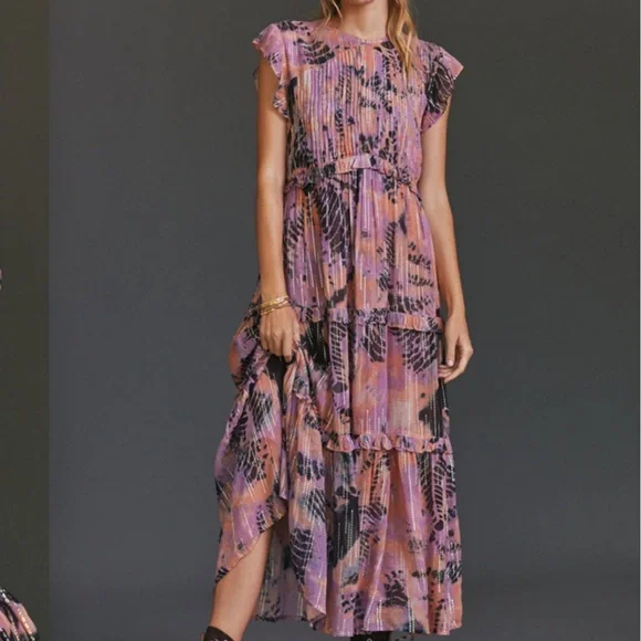Anthropologie Verb Pallavi Singhee Tie Dye Maxi Dress - Picture 5 of 10